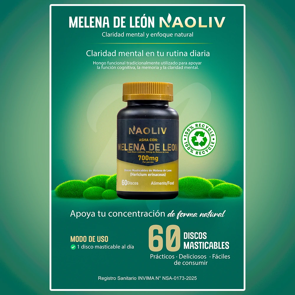 Melena de León Naoliv x60 Discos Masticables - Image 5