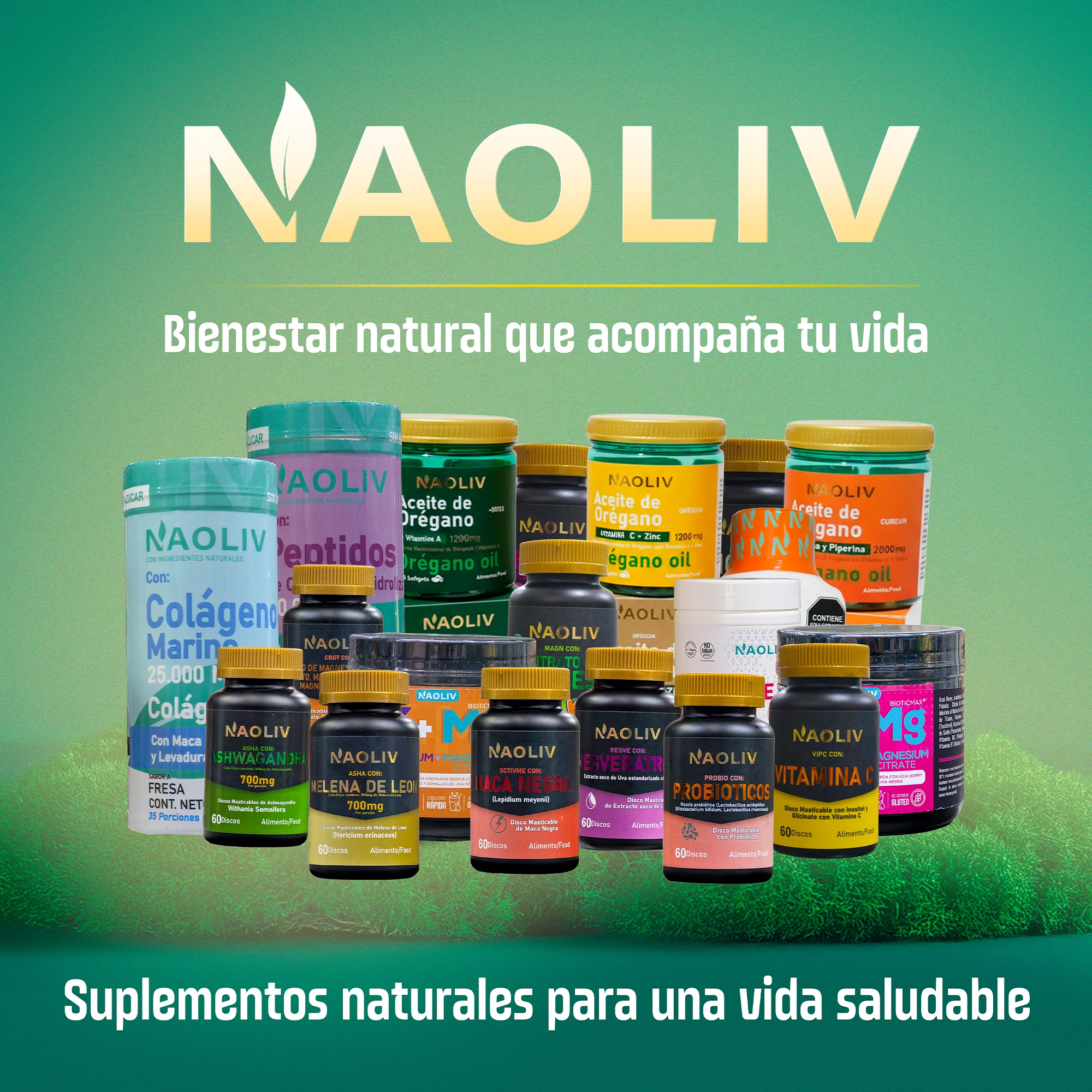 Línea de Suplementos Naoliv Colombia