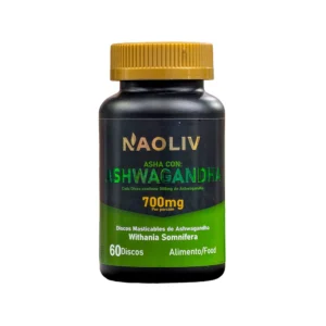 ASHWAGANDHA 60 DISCOS NAOLIV