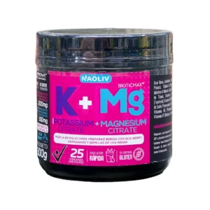 CITRATO POTASIO Y MAGNESIO X 500 NAOLIV ACAI BERRY
